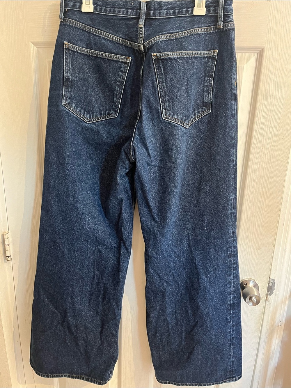 AGOLDE Jeans Dark Wash Denim Wide Leg Dame size 29 - Picture 6 of 8